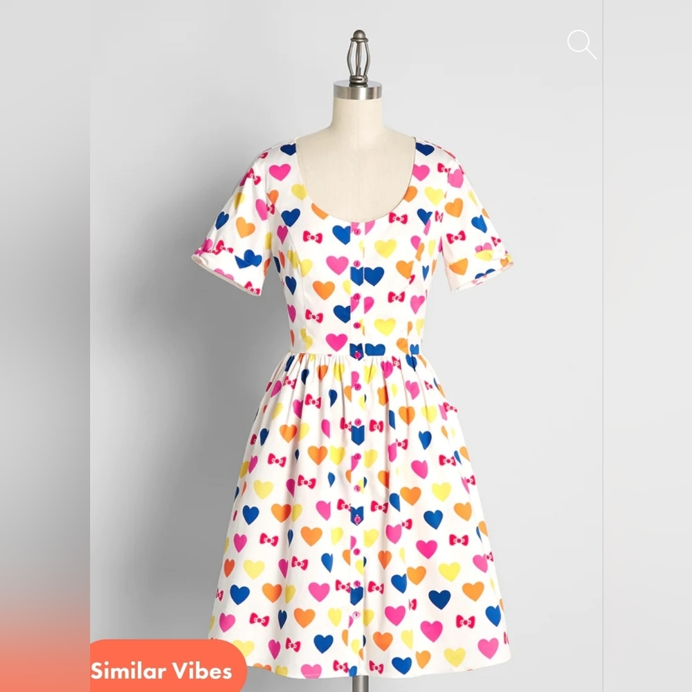Modcloth Hello Kitty Swing Dress NWT